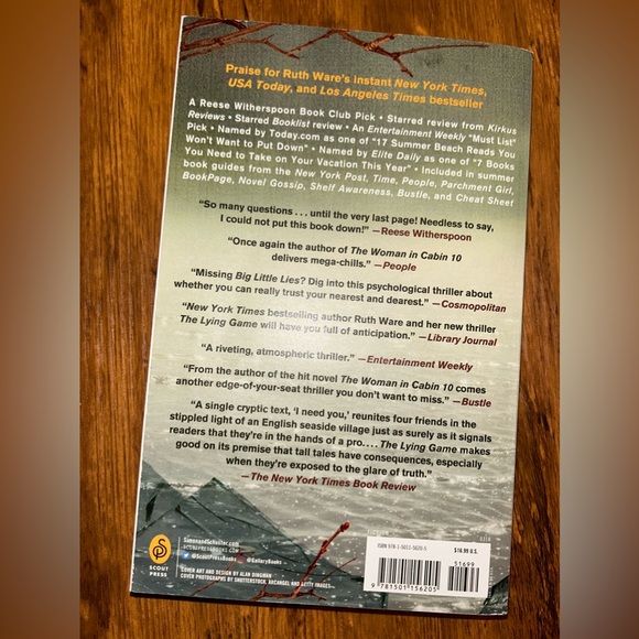 New Book The Lying Game by Ruth Ware - Picture 2 of 3